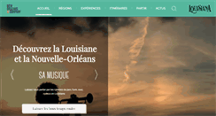Desktop Screenshot of louisiane-tourisme.fr